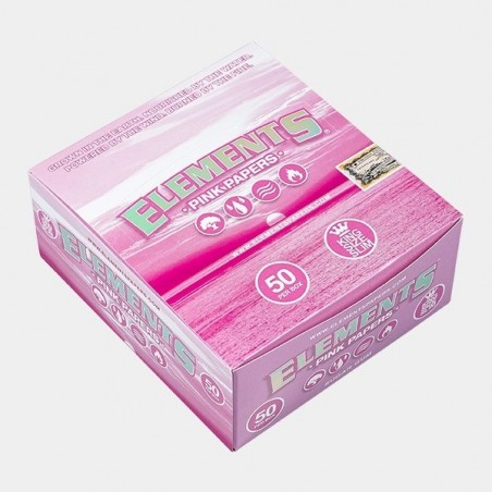 Elements Pink Rosenrotes Liar-Papier in Kingsize - GB The Green Brand