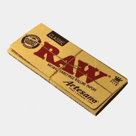RAW Handwerker Papier King Size mit Tablett - Günstig Wachsen