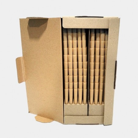 Cones Box 1000 pcs. brown paper cones - Grow Cheap