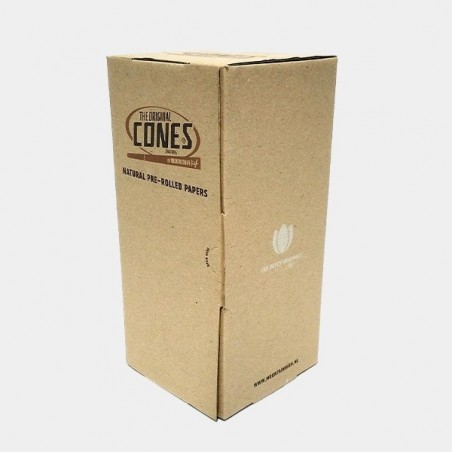 Cones Box 1000 pcs. brown paper cones - Grow Cheap