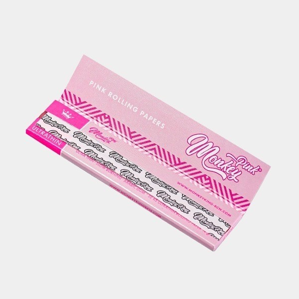 King Size Slim Monkey King Zigarettenpapier in Rosa und Blau - GB The Green Brand