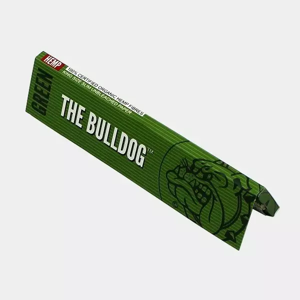 Sicht King Size Hanf-Zigarettenpapier The Bulldog - GB The Green Brand