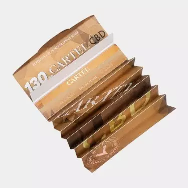 Zigarettenpapier + Tips CBD Unbleached Bamboo Cartel