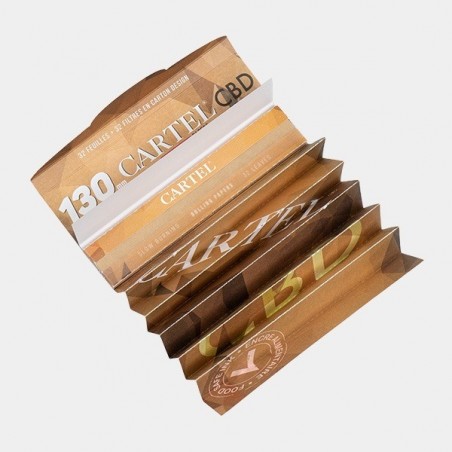 Zigarettenpapier + Tips CBD Unbleached Bamboo Cartel