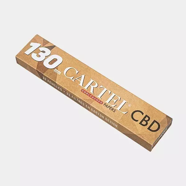 Zigarettenpapier + Tips CBD Unbleached Bamboo Cartel geschlossen