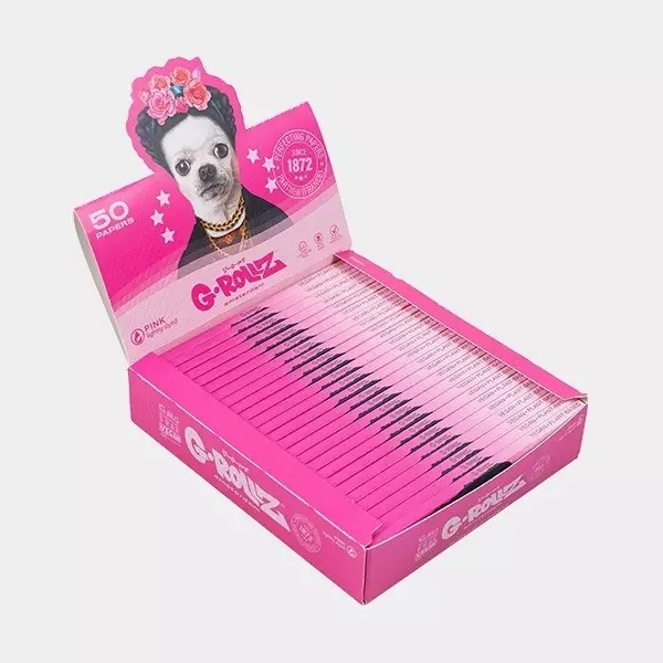 G-Rollz Pink King Size Blättchen display