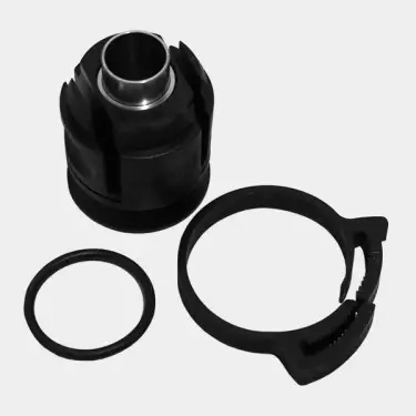 Válvula sólida + peças de fixação + anel de vulcão