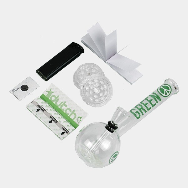 Bong-Set mit Greenline-Kiste
