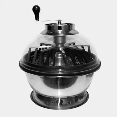 Automatischer Blatthäcksler in Kuppelform - GB The Green Brand