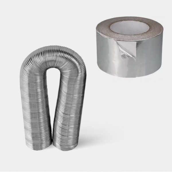 Flexibler Aluminiumschlauch | Klebeband