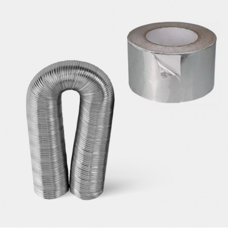 Flexibler Aluminiumschlauch | Klebeband