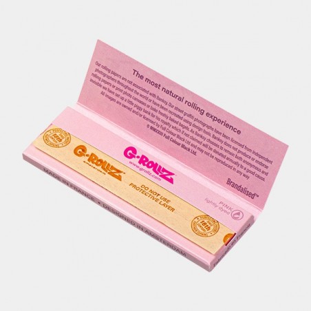 G-Rollz 1 1/4 Pink Papier