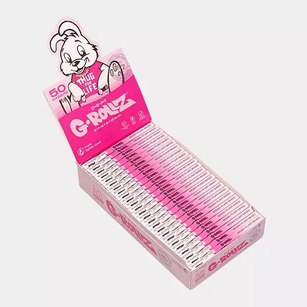 G-Rollz 1 1/4 Pink Papier display