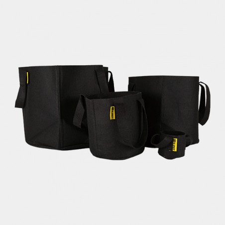 Schwarz Stofftopf V-Pot