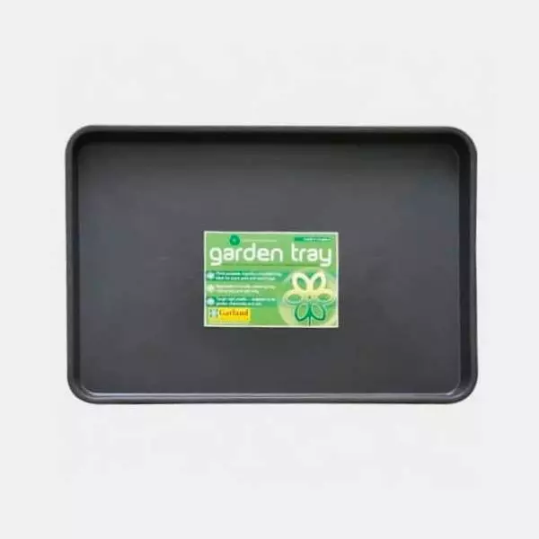 Sicht 56 x 40 cm schwarzes Tablett