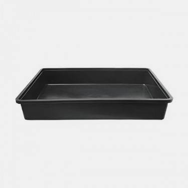 Tablett 79 x 40 cm Schwarz