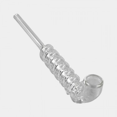 Glasspfeife mit Spirale frischer Rauch - Grow Billig