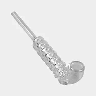 Glasspfeife mit Spirale frischer Rauch - Grow Billig