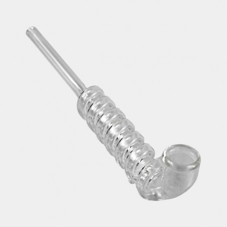 Glasspfeife mit Spirale frischer Rauch - Grow Billig