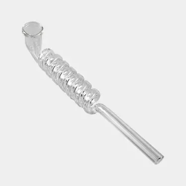 Glasspfeife mit Spirale frischer Rauch - Grow Billig