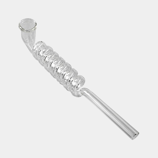 Glasspfeife mit Spirale frischer Rauch - Grow Billig