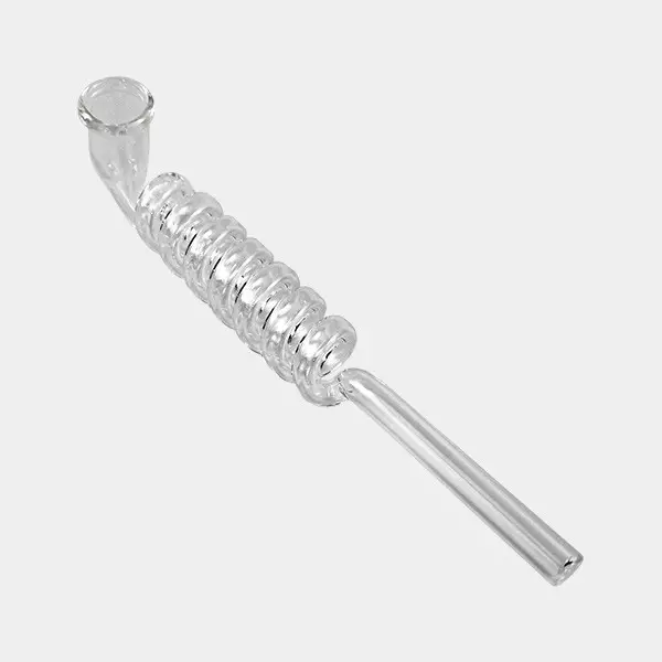 Glasspfeife mit Spirale frischer Rauch - Grow Billig