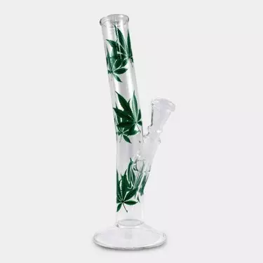 Bong Glass Multi Leaf Hangover 26cm - Grow Billig