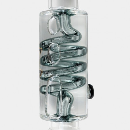 Black Leaf Kühl-Bong mit Spirale + Inline Slit