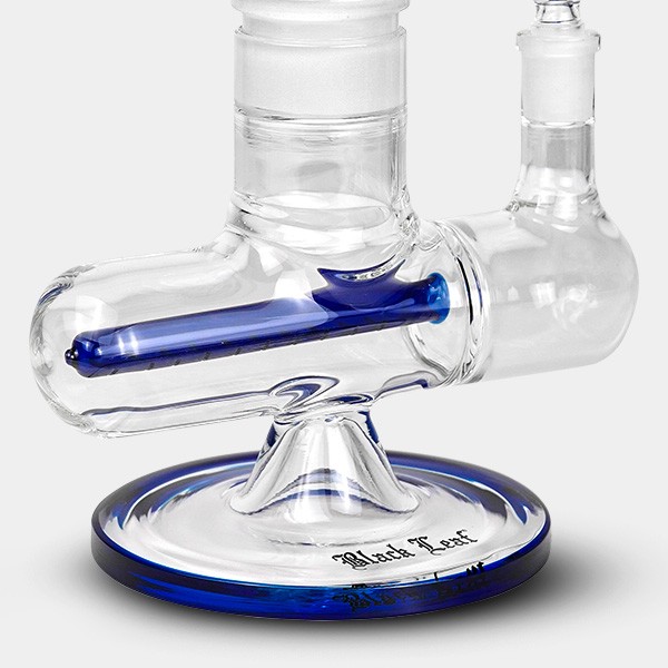 Black Leaf Kühlgel-Bong mit Spirale + Inline Slit, blau