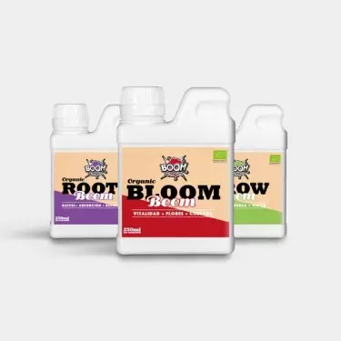 Tripack Organic Boom Nutrients 100% Pflanzlich - Günstig Wachsen