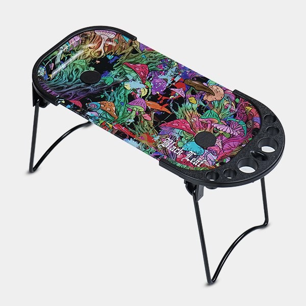 Magic Mushrooms Rollschale mit Cones, Bürste und Haltern, Detailansicht