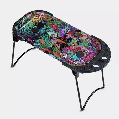 Magic Mushrooms Rollschale mit Cones, Bürste und Haltern, Detailansicht