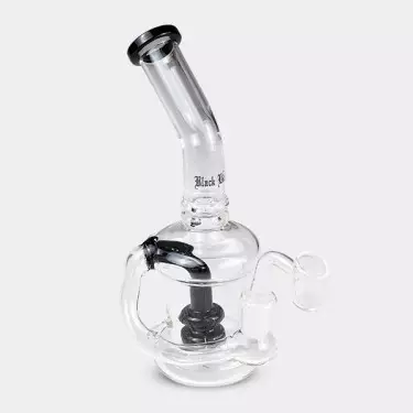 Bong Percolator Doppelt Black Leaf - GB The Green Brand