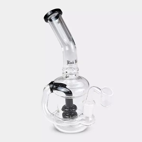 Bong Percolator Doppelt Black Leaf - GB The Green Brand