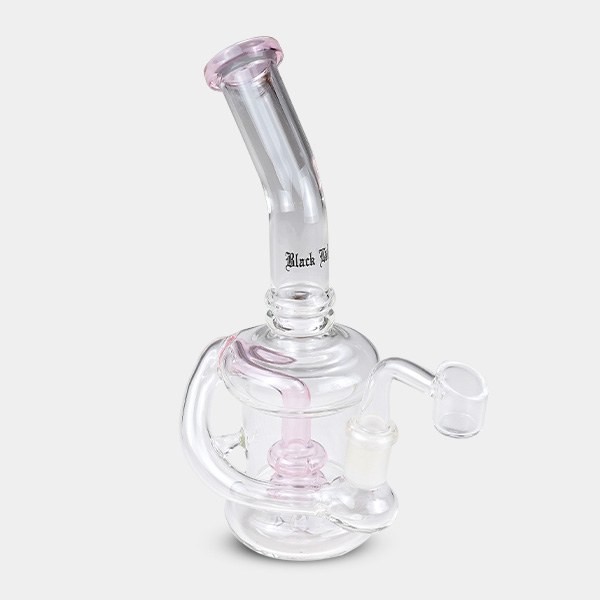 Bong Percolator Doppelt Black Leaf
