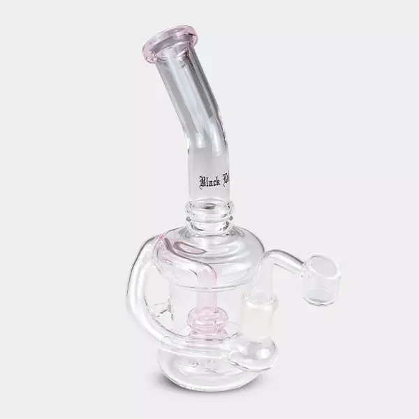 Bong Percolator Doppelt Black Leaf