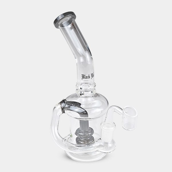 Bong Percolator Doppelt Black Leaf - GB The Green Brand
