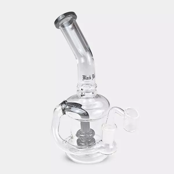 Bong Percolator Doppelt Black Leaf