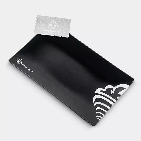 Sicht Glasplatte zum Schnüffeln von Tornados