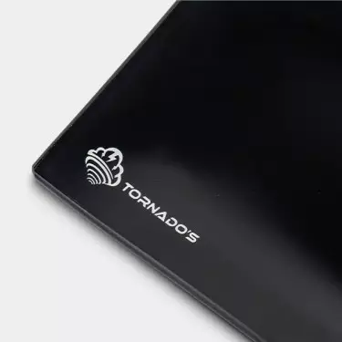 Glasplatte zum Schnüffeln von Tornados detail