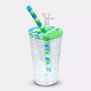 Silikon- und Kunststoff-Freeze-Cooling-Cup-Bong - Grow Billig