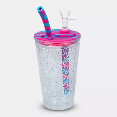 Silikon- und Kunststoff-Freeze-Cooling-Cup-Bong - Grow Billig