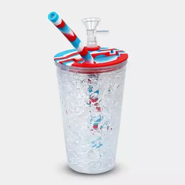 Silikon- und Kunststoff-Freeze-Cooling-Cup-Bong - Grow Billig