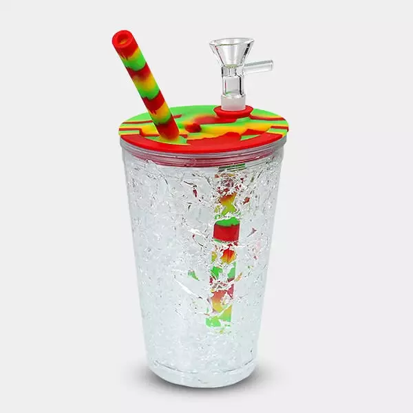 Silikon- und Kunststoff-Freeze-Cooling-Cup-Bong - Grow Billig