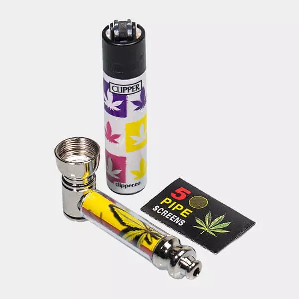 Metallfadenset mit Filtern und Feuerzeug - GB The Green Brand