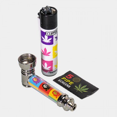 Metallfadenset mit Filtern und Feuerzeug - GB The Green Brand
