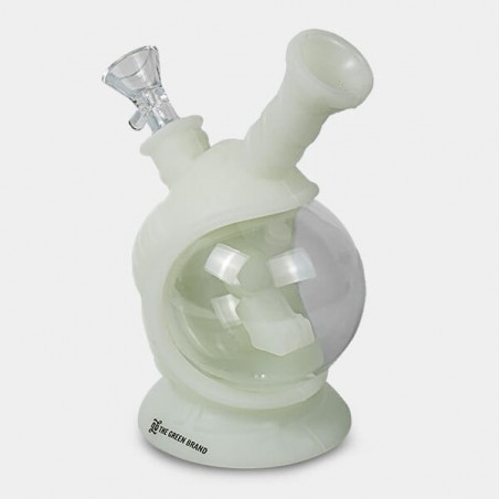 Fluoreszierender Silikonbong in Raumkapselform GB - GB The Green Brand
