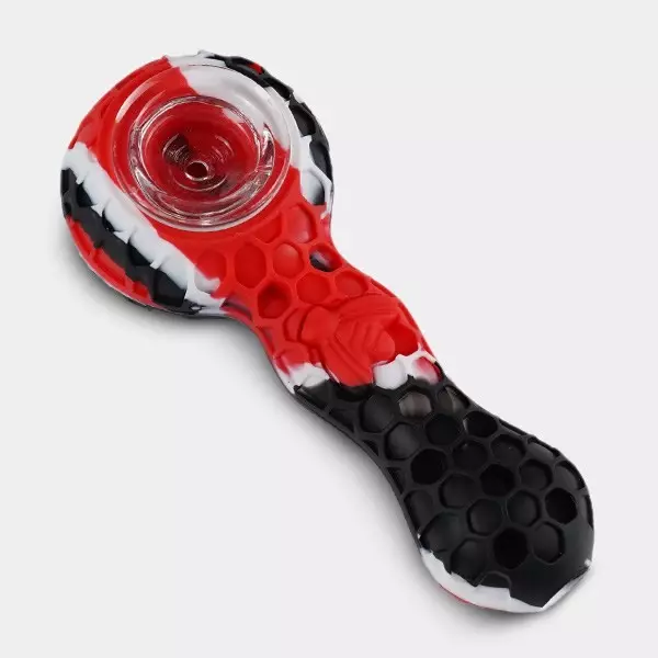 Tragbare Silikonpfeife Biene - GB The Green Brand