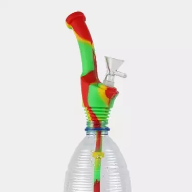 Leichte Silikonpfeife für Flaschen - GB The Green Brand