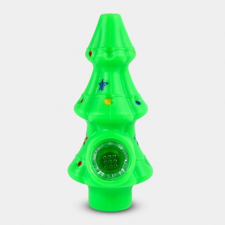Silikonpfeife Trockenkräuter Weihnachtsbaum - GB The Green Brand